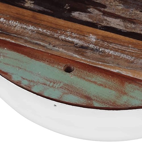 Miniatura 7 de Mesa de centro de dos piezas con forma de tazón, mesa de centro elevada, juego de mesa auxiliar adecuada para sala de estar, oficina, balcón, sala