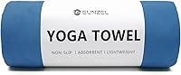 Vista 19 de Eunzel Toalla de yoga caliente antideslizante para esterilla de yoga, toalla absorbente de sudor para yoga caliente, pilates y entrenamiento, 72 x