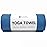 Eunzel Hot Yoga Towel Non Slip Yoga Mat Towel Non-Slip Sweat Absorbent Microfiber Towel for Hot Yoga, Pilates and Workout 72 x 26.5, Navy