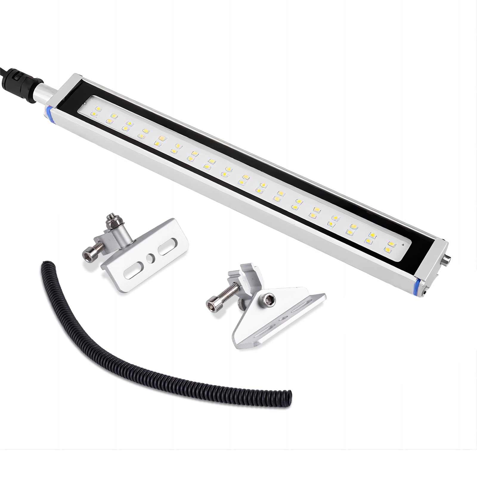 YJINGRUI Tubo luminoso industriale, 10 W, 282 mm, lampada da lavoro a LED, regolazione dell'angolo di 115°, strumento di illuminazione (220 V)