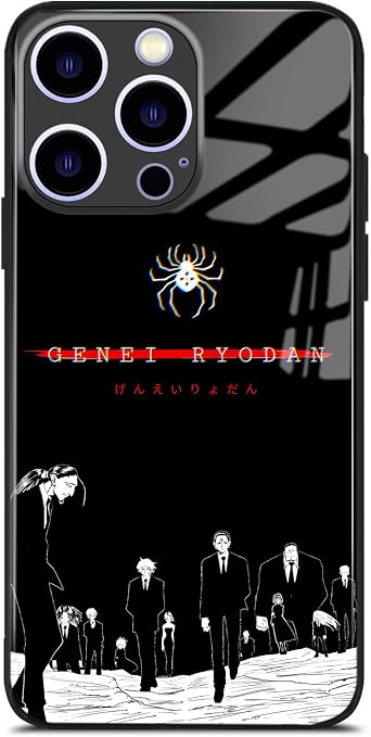 Phantom Troupe Anime Phone Case for iPhone 12, Glossy 9H Glass Aesthetic