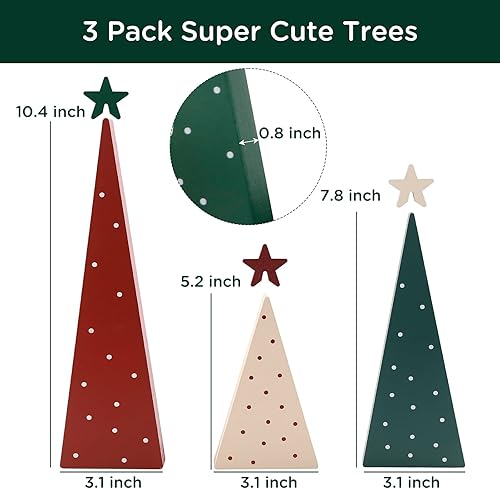 Miniatura 3 de Decoraciones navideñas, tres tamaños, letrero de árbol de madera con estrella, decoraciones de Navidad para el hogar, estante de chimenea, chimenea,