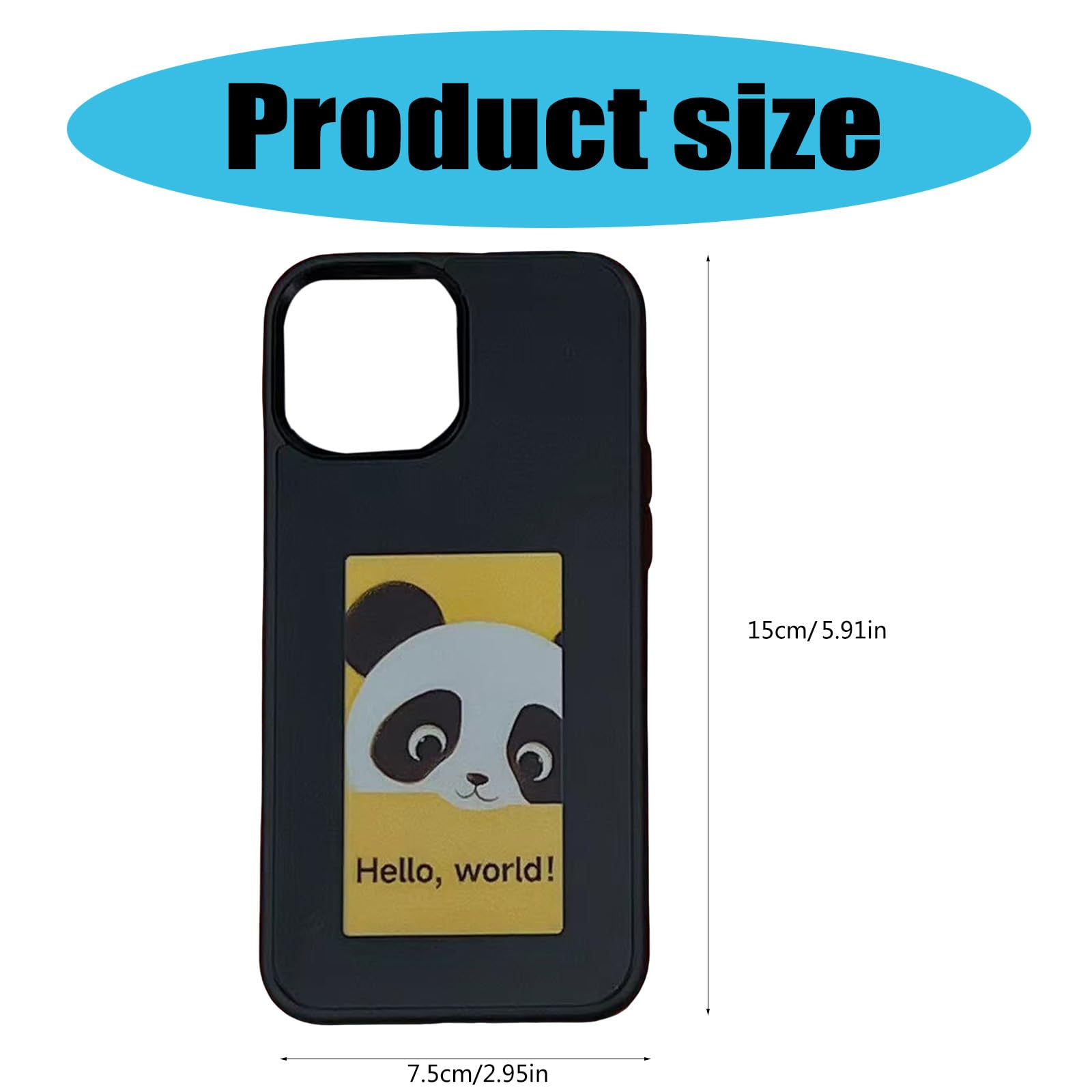 Custodia per telefono, cover in acrilico, 15 GRIGIO, M GRIGIO | Dynamic Abilita la custodia del telefono, schermo di condivisione, aggiorna la custodia del telefono dello schermo