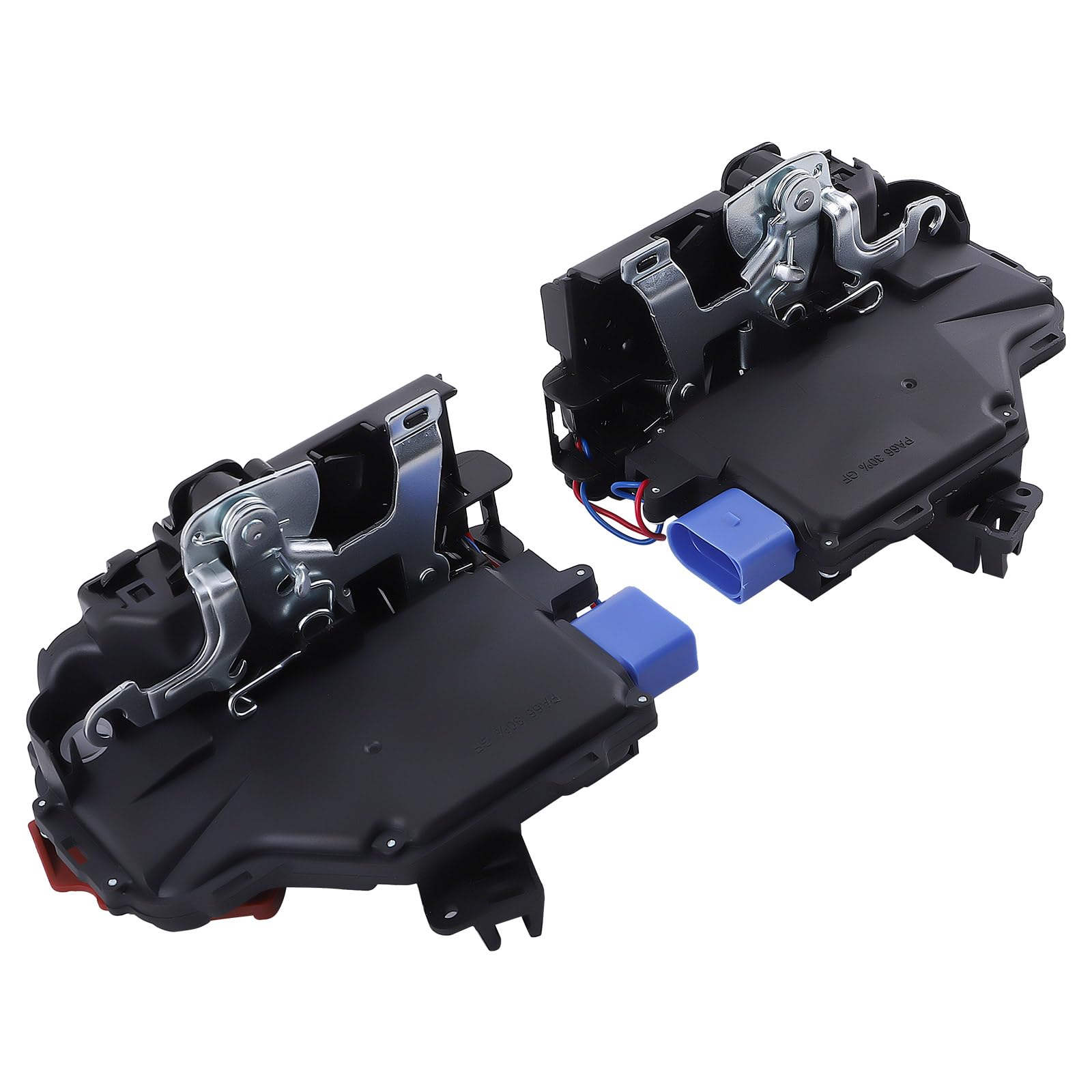 maXpeedingrods Zestaw siłowników do zamka drzwi, kompatybilny z VW Touareg Touran, Golf Plus, Caddy, Jetta, Skoda Octavia do Seat, Altea, Toledo, zamiennik 3D1837016AC 7L0839016D