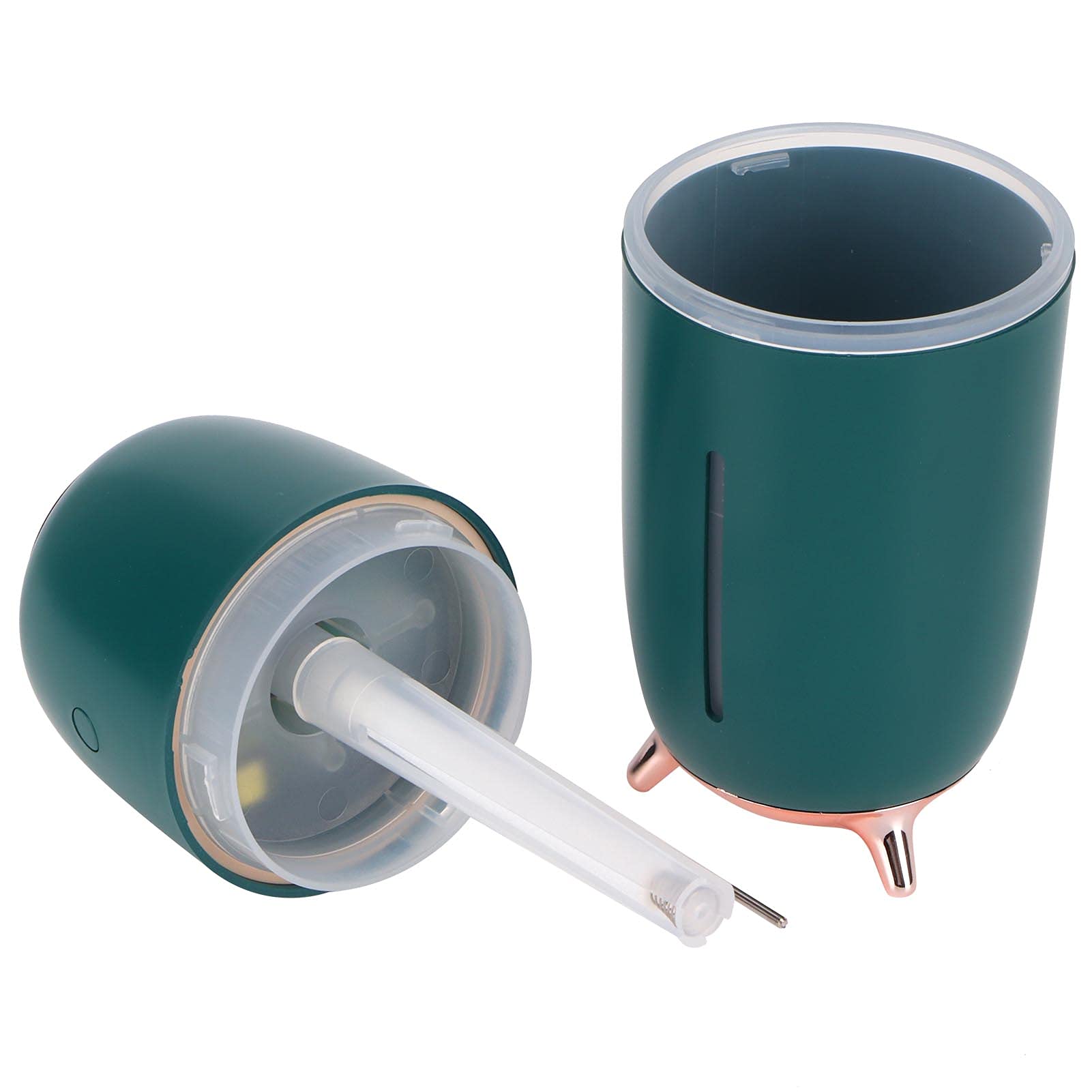 Umidificatore spray intelligente USB con umidificazione dell'aria con luce notturna per auto desktop da ufficio (Verde)