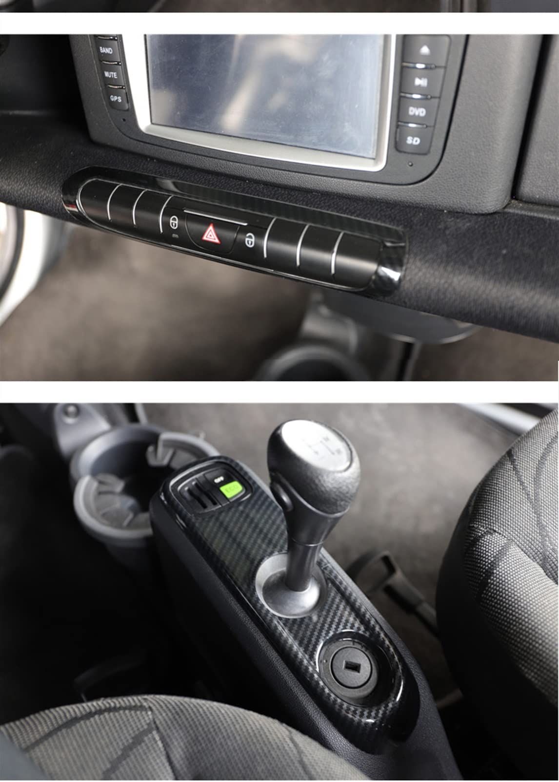 SZDGJ For SMART 451 2009-2014, Styling Sticker Exterieur