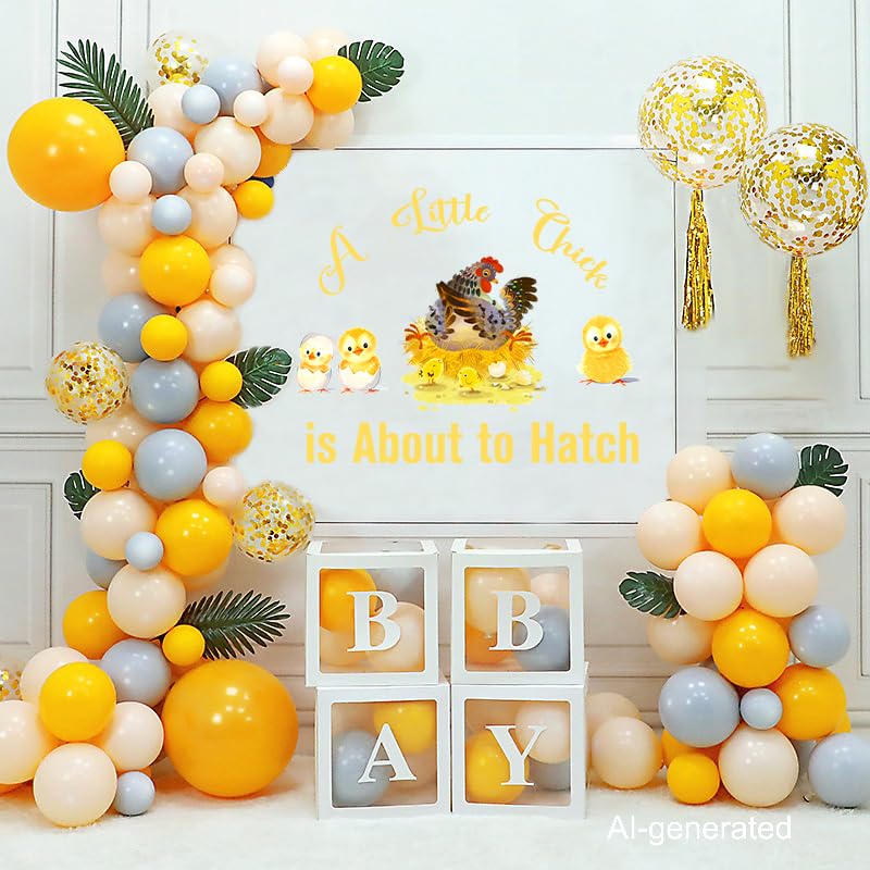 Sticker decorativo A Little Chick para fiesta temática miniatura 2