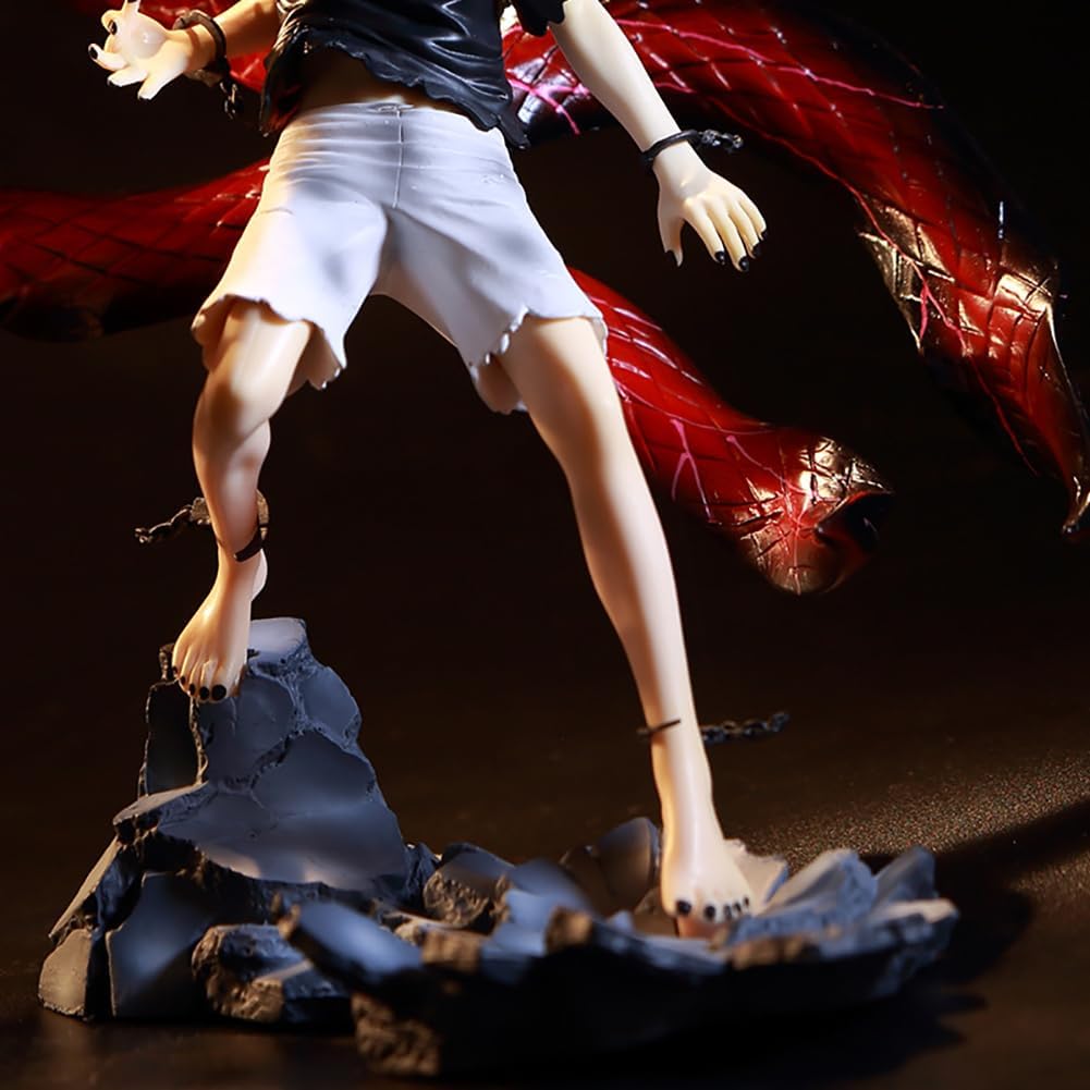 QAHEART Anime Kaneki Ken Figure Sasaki haise/Kirishima Toka Action Figure Kaneki Ken Change Parts Figurine Statue Ornament Collectibles