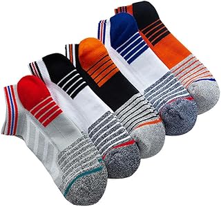INOOMP 5 Pairs Outdoor Socks Sport Socks for Men Warm Socks for Men Breathable Socks Winter Crew Sock Winter Athletic Socks Men Crew Socks Fitness Socks Riding Socks Sweat Releasing Socks