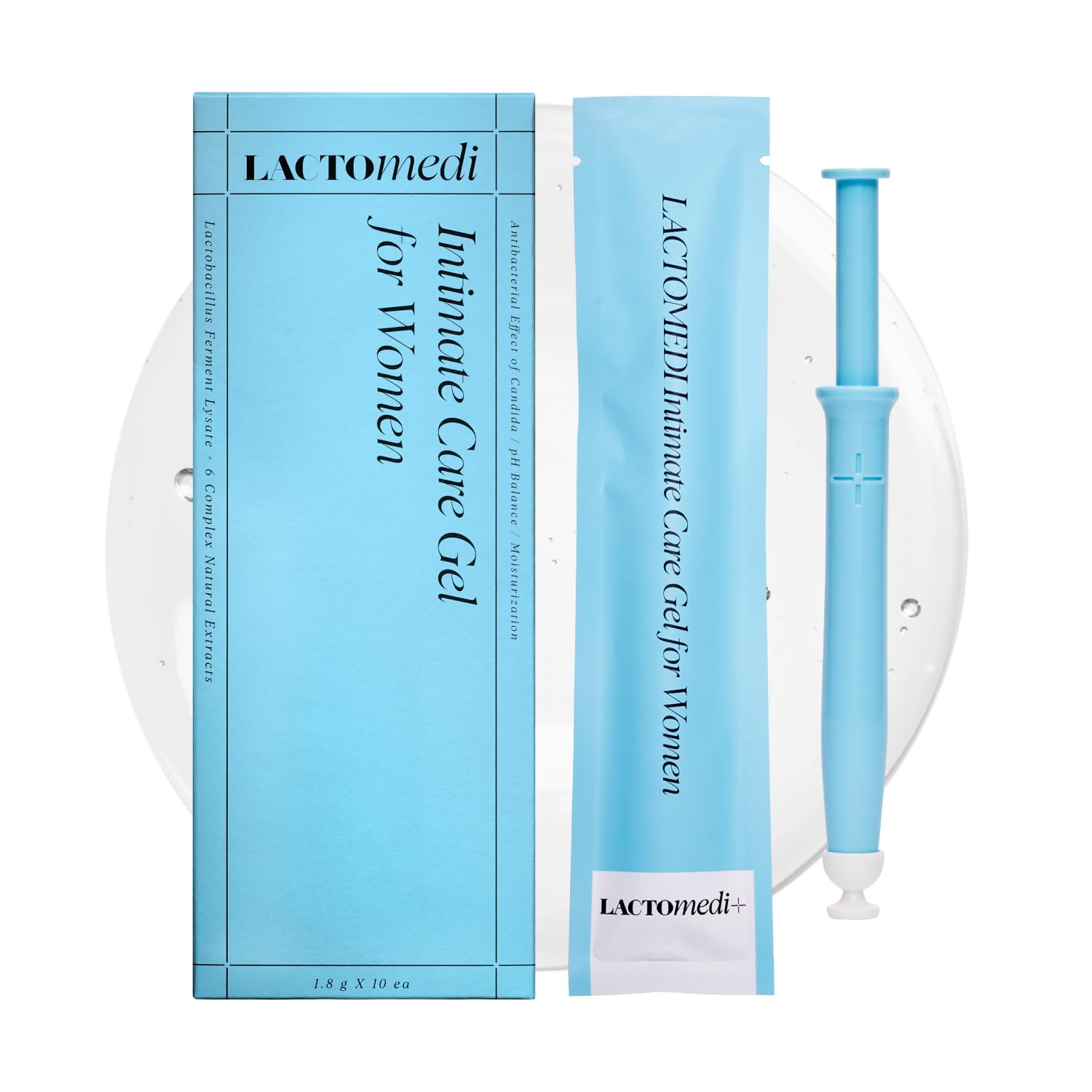 LACTOMEDI Intimate Care Gel | 10-Day Intensive Care Package | l Probiotics Applicator | Yeast Infection Care | BV Gel | pH Balance Gel | Itchiness and Unpleasant Odor | 1Box x 10pcs