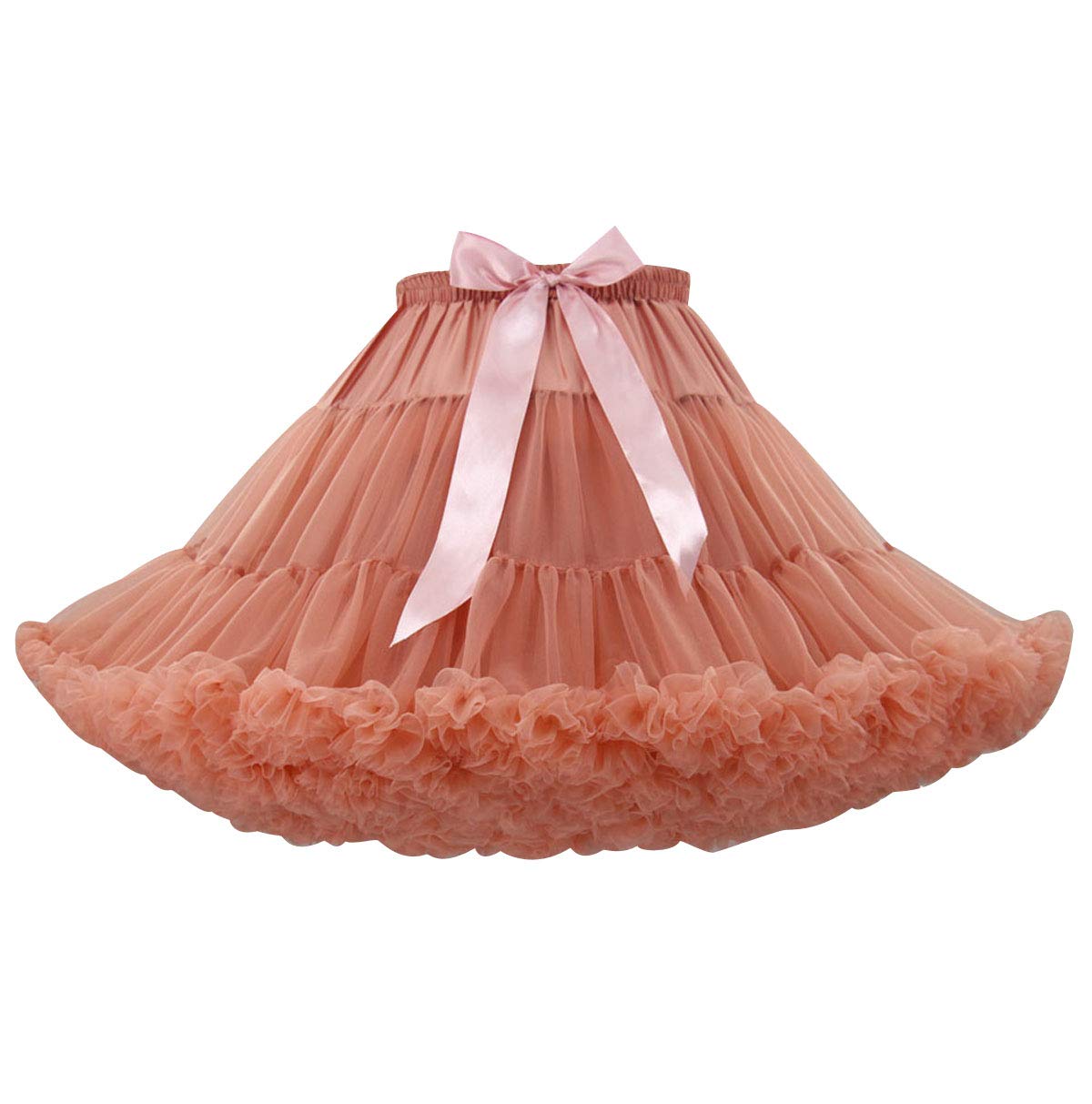 Pengniao Womens Tutu Skirt Adult Puffy Fancy Dress Tutu Skirts Tutus for Women Ruffle Fluffy Tulle Skirts for Adults Layered Tutu Petticoat Short Tutu Costumes Ballet Dance Tutus Birthday Party XY