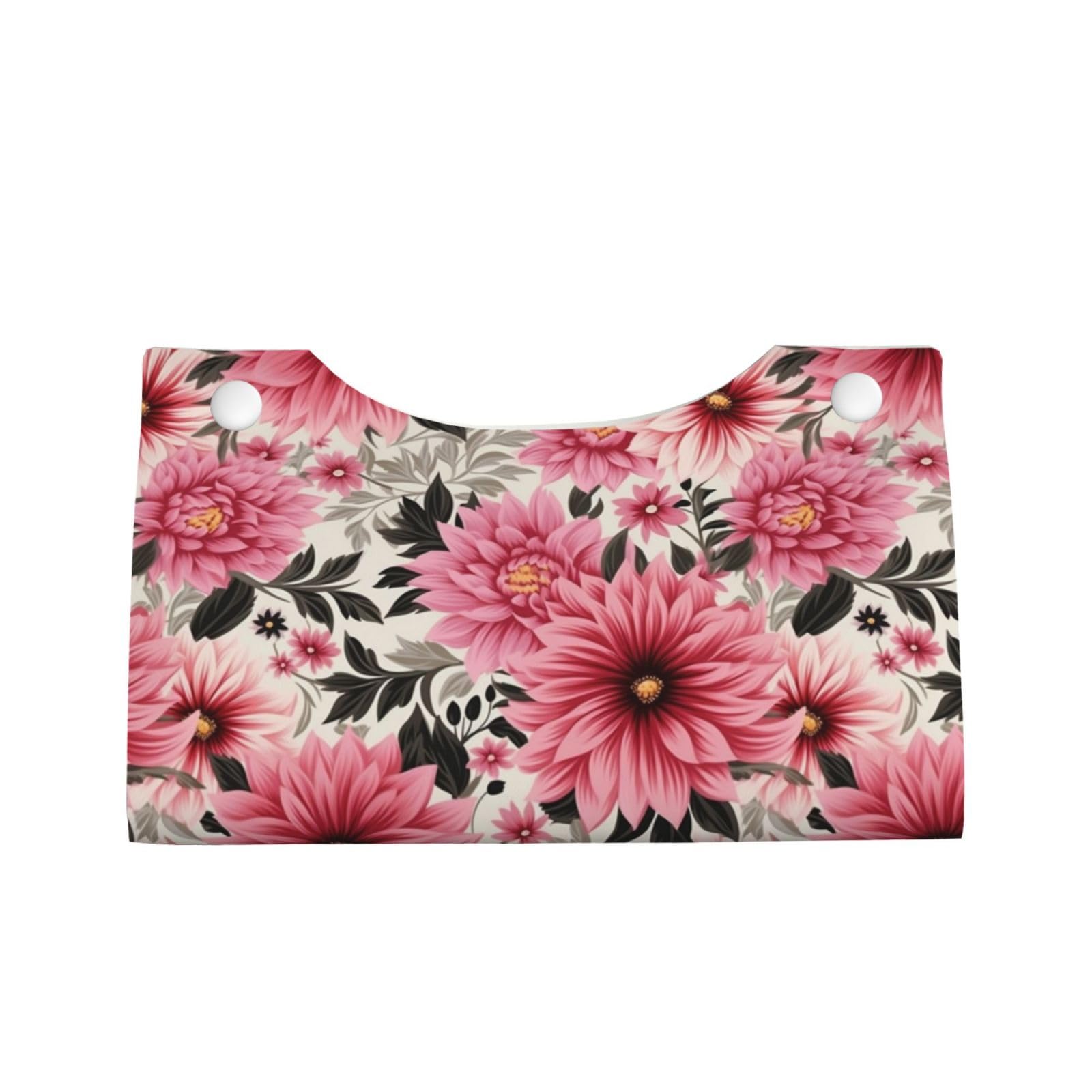 Amazon｜ティッシュケース 花 ピンク 花柄 ティッシュボックス