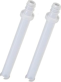 (2 pack) 162416-000-000 silicone tube Milk Frothing silicone Pipe Tube Compatible with Mr Coffee BVMC-ECMP1000 BVMC-ECMP1000RB BVMC-ECMP1102 Coffee Maker Milk foam straw