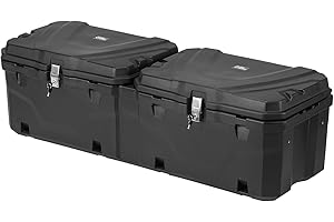 40 Gal Lockable Plastic Tool Box for Truck Bed, Waterproof Storage Box