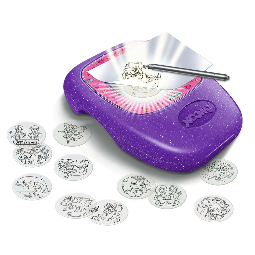 Ravensburger Xoomy Midi Meine besten Freunde- Projektor zum Zeichnen Lernen für Kinder ab 6 Jahren, kreatives Zeichnen und Malen für Mädchen und Jungen - 23697