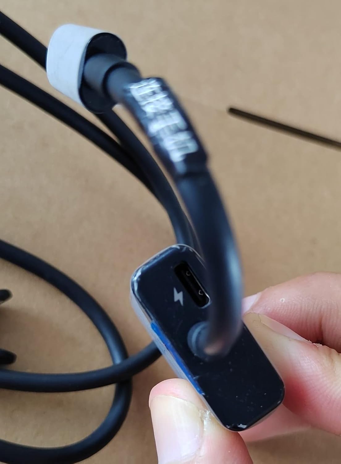 CV10 3FT Type-C USB-C VR Cable with Charging Port Phone Connecting Sync Cord Line for Hua WEI VR Glass