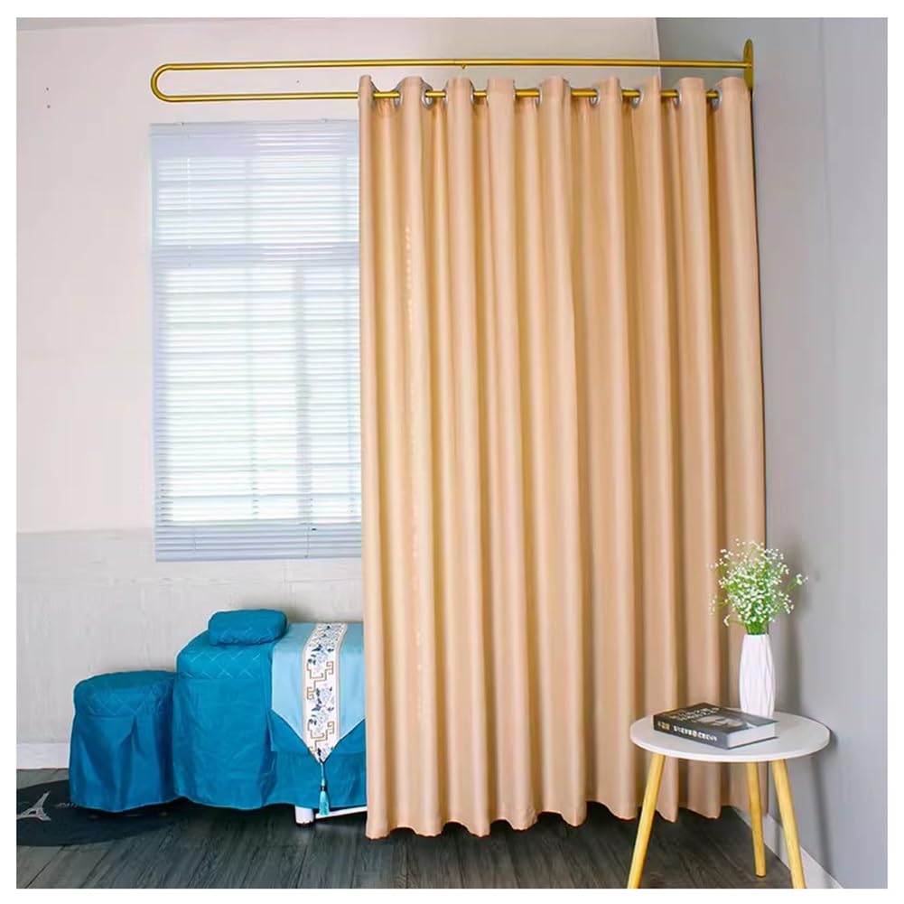 Raumteiler-Vorhänge, Schienen-Set, Wandmontage, Sichtschutz für Schlafzimmer, Salons und Lounges, stilvolle und funktionale Lösung