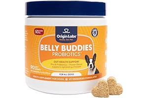 Belly Buddy Probiotics for Dogs: Gut Health Support with Bacon Flavor