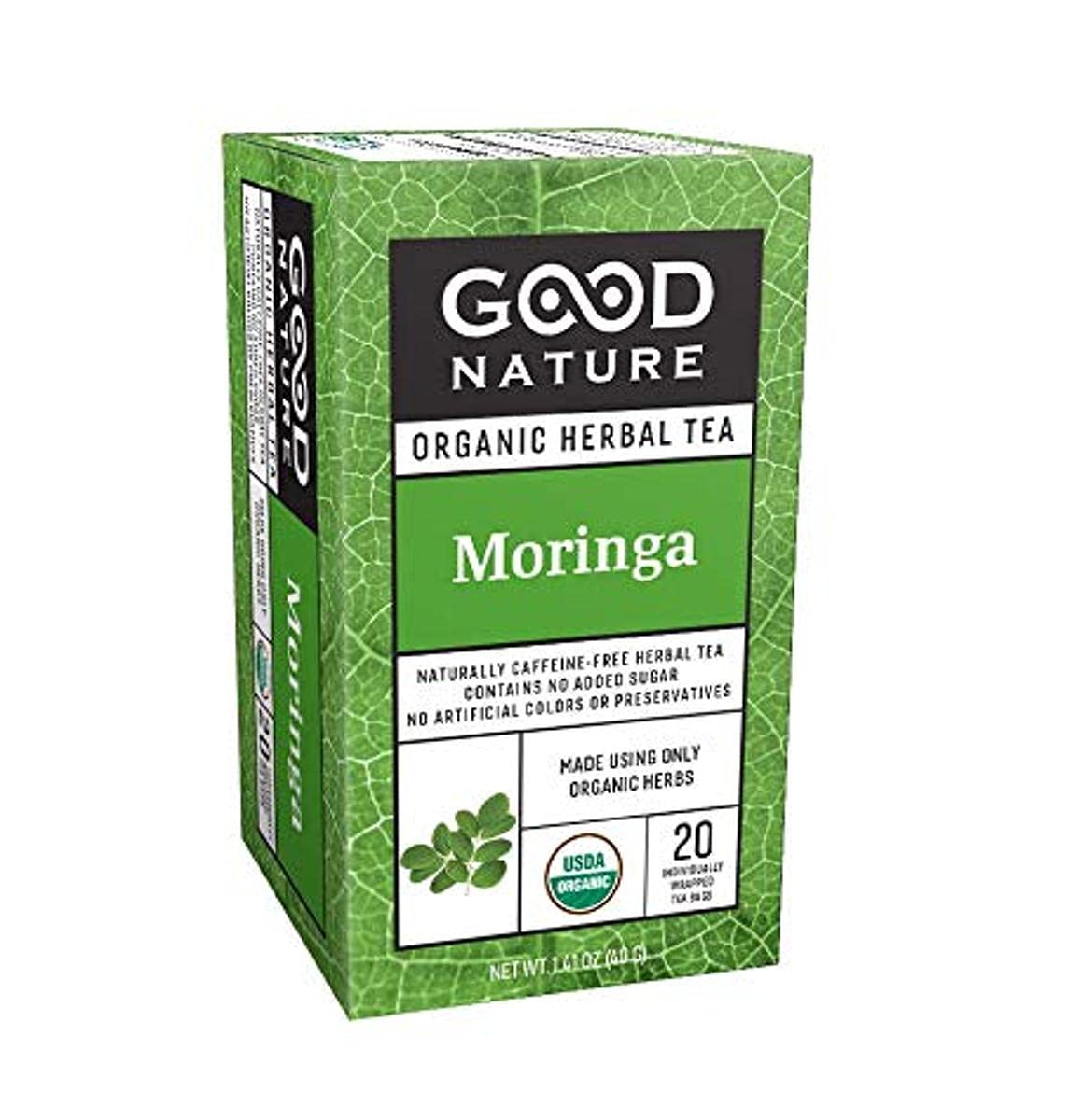 Good NatureMoringa Tea, 1.4 Ounce, 20 Count (Pack of 1)