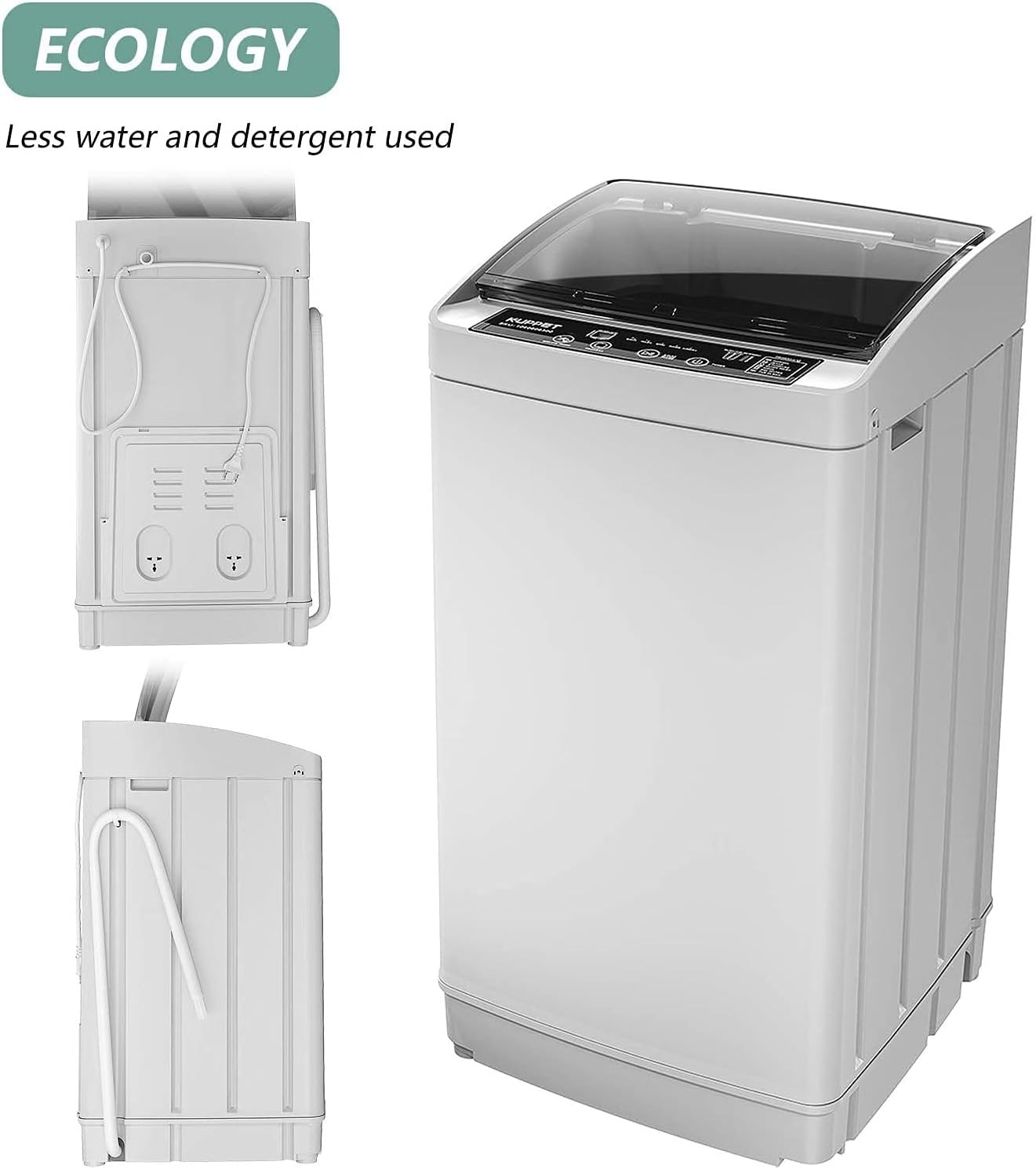 Buy FullAutomatic Portable Washing Machine, Laundry Washer Spin with