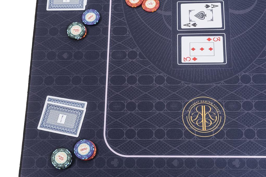 Riverboat Broadway Pokermatte - Pokertisch-Layout (140 x 75cm)