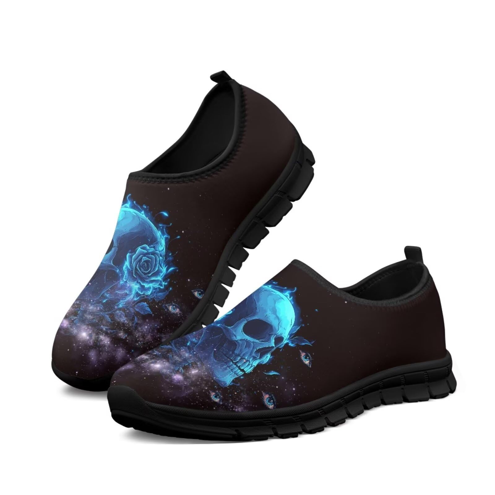 Scarpe da ginnastica da donna antiscivolo con supporto per arco leggero Appartamenti mocassini escursionismo escursionismo scarpe da corsa suola nera
