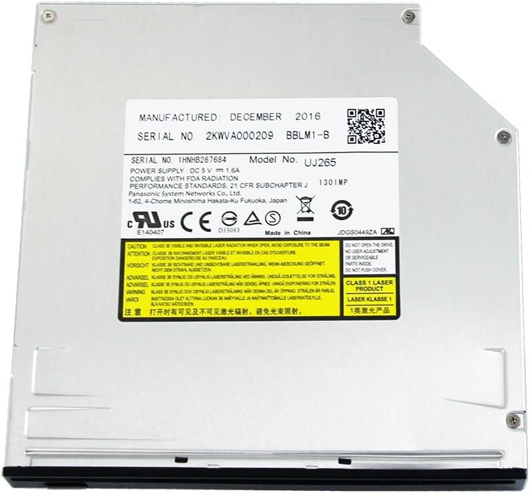 Super Multi BD-RE DL TL XL 6X 3D Blu-ray Burner Replace for Sony BD-5850H BD-5840H 100GB 128GB 4X BDXL Blue-ray Disc 8X DVD+-RW DL Recorder Laptop Internal 12.7mm Slim SATA Optical Drive