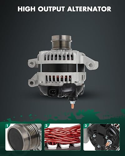 Miniatura 4 de SCITOO Alternador para alternadores 11682 apto para Buick para Regal 2014-2017, para Buick para Regal Sportback 2018-2019, para Buick para Regal