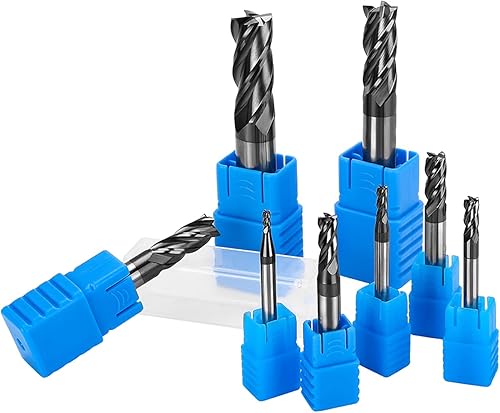 Juego de fresado CNC métrico cortador de fresado Unión Butterfield Tungsteno 4 Fultes accupro Carburo Rotary Bits Herramienta Mango recto