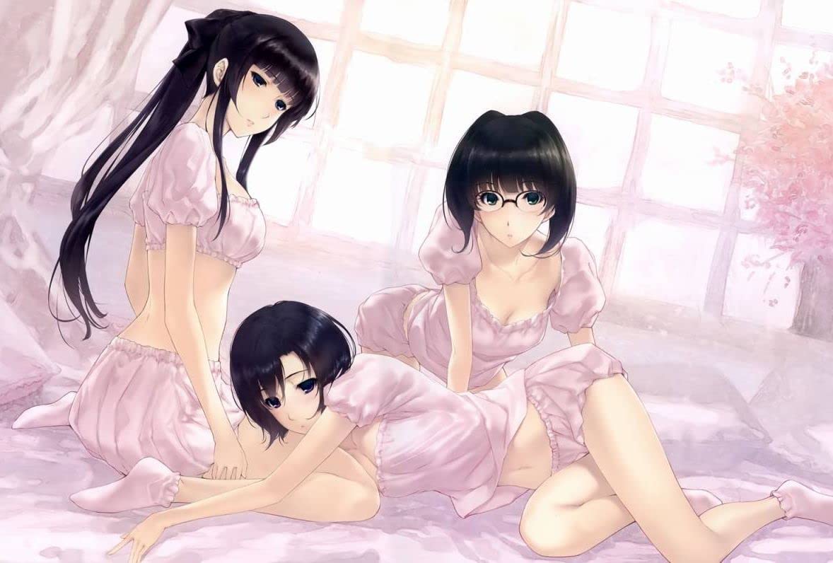 Innocent Grey　虚ノ少女 　雪子＆紫＆小羽B2タペストリー 杉菜水姫 Amazon.co.jp: 虚ノ少女 茅原雪子 時坂紫 鳥居小羽 B2タペストリー