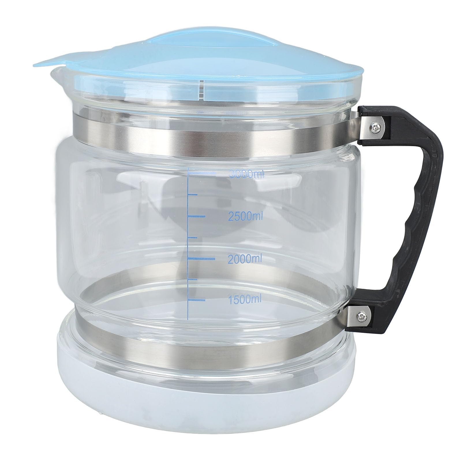 4L Distiller Water Container, Glass Multipurpose Filtered Water Pitchers 1 Gallon Glass Pitcher with Nonskid Bottom for Home Drinking Beauty and Skincare