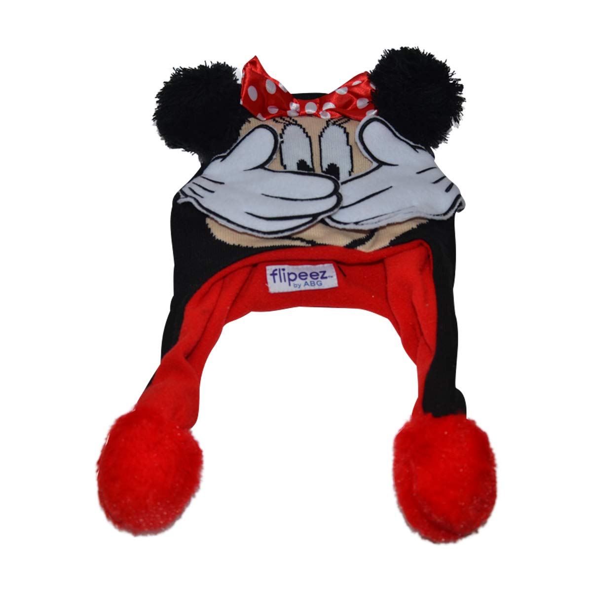 ABG AccessoriesDisney Minnie Mouse Flipeez Squeeze and Flap Winter Hat (Minnie Mouse)