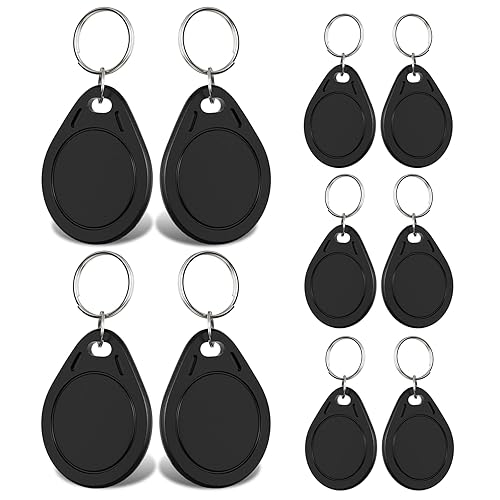10 pcs Rewritable T5577 Key Fobs RFID 125KHz Keychains Proximity
