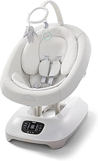 Graco SmartSense 아기 그네, 울음 감지 기술, 진정 동작 및 진정 진동, 편안한 유아 지원, Rori