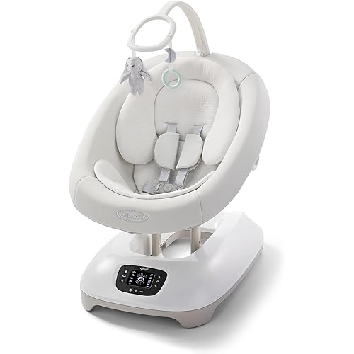 Graco SmartSense Baby Swing with Cry Detection Technology, Soothing Motions and Calming Vibrations, Comfortable Infant Support, Rori