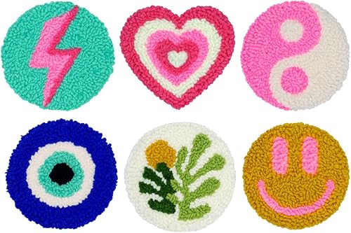 Miniatura 15 de Kit de agujas perforadoras para principiantes, adultos y niños, accesorios de llavero para mochilas, bolsos, llavero de automóvil, kit de bordado