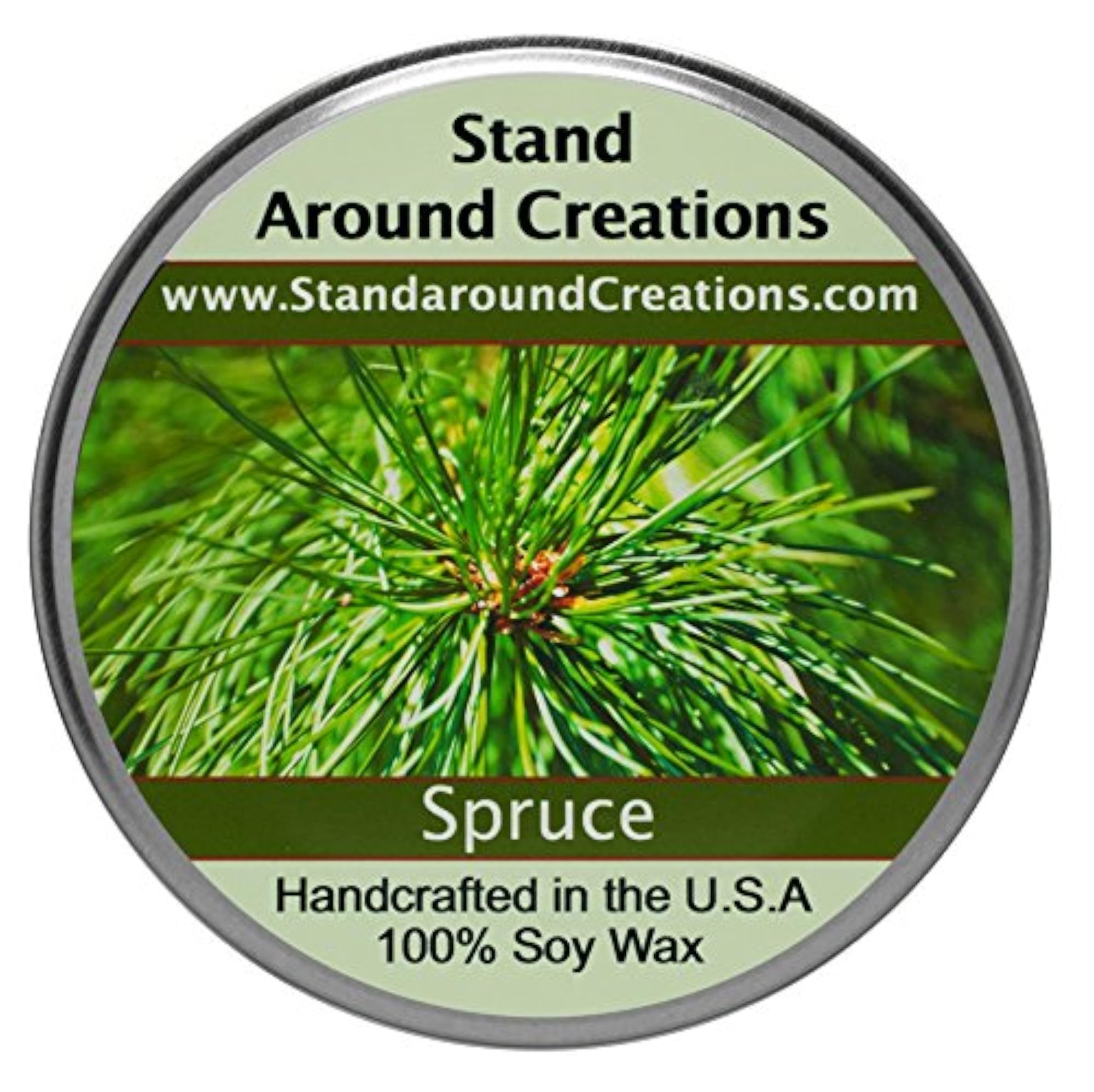 Premium 100% Soy Tureen Candle - 3 oz. - Spruce