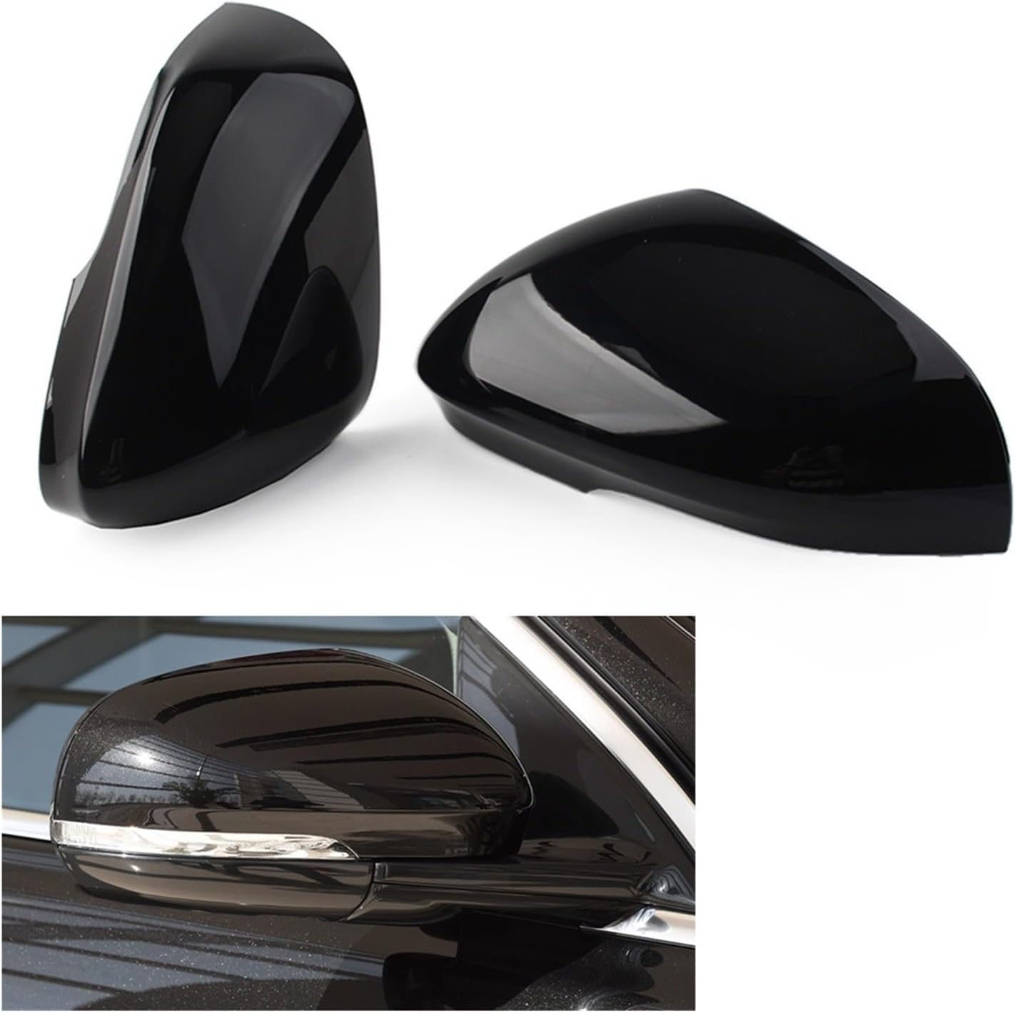 車のバックミラーハウジング For Jaguar For XJ XJR XF XFR XFRS XK XKR XKRS 1 Pair