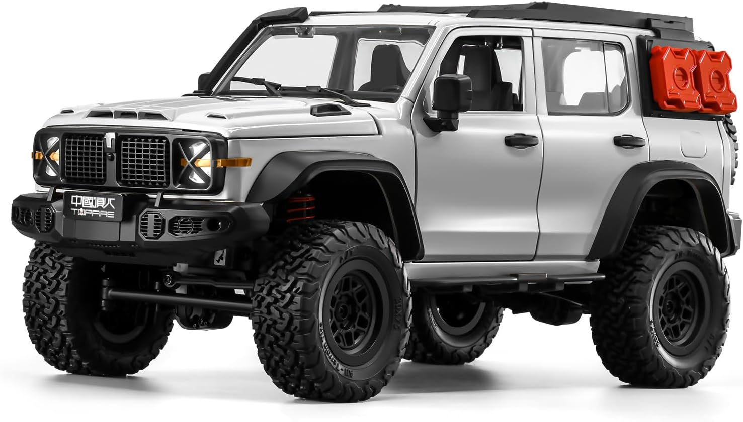 ARRIS 1/12 RC Crawler, MN300 RC Rock Crawler 4x4 4WD Off Road Wrangler-Style Truck, 2-Speed Transmission Remote Control Car with LED Lights & Openable Doors, Hobby Grade RTR Toy Vehicle Gifts
