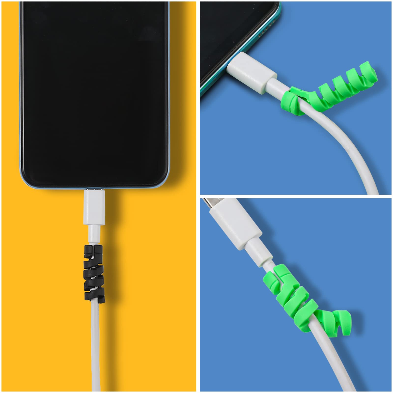 Cavo USB Moto Copertura Cavo Per Moto In Filo Spirale Cromato 10mm X 1,5m - Per Personalizzazione E Protezione Cablaggi Avvolgimento Cavi Moto 10mm - Foto 12