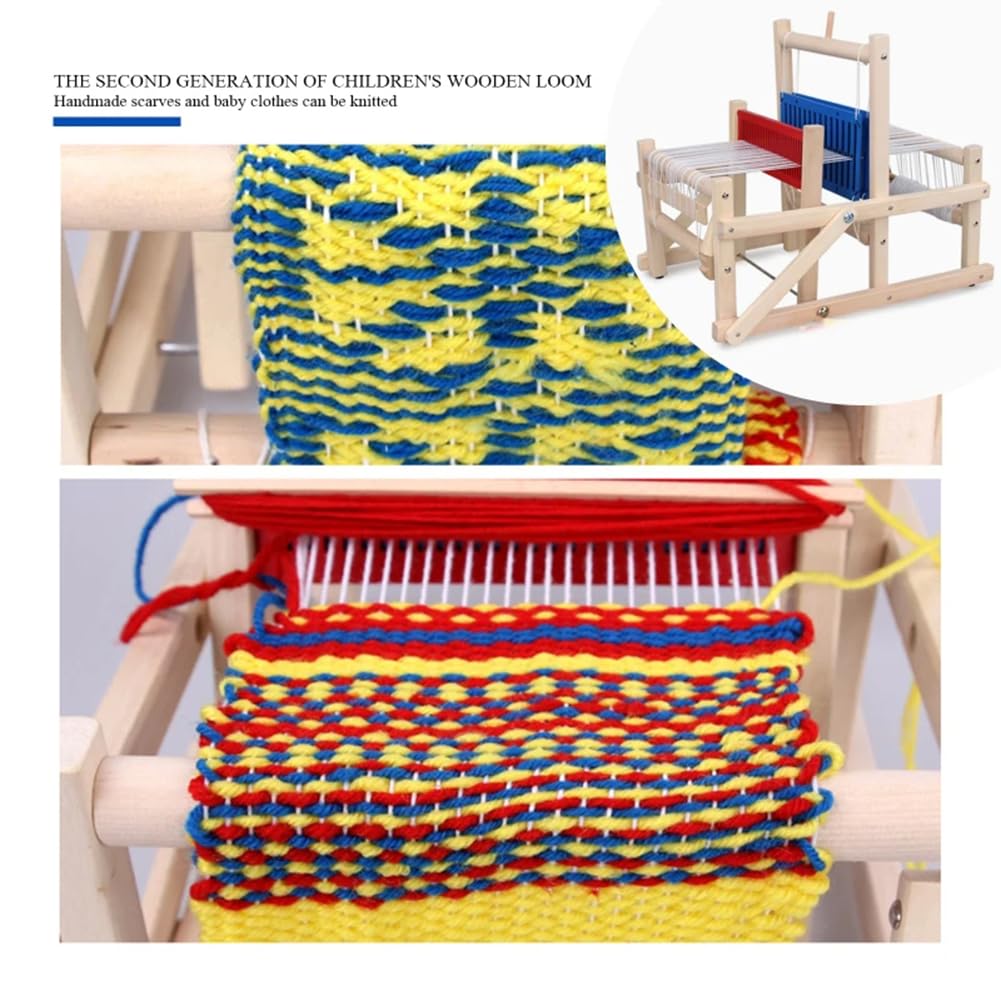 Kit de métier à Tisser pour Adultes débutants, Machine à Tisser à la Main, Multi-Artisanat en Bois, Grand métier à Tisser à Tricoter, Ensemble tissé tricoté à la Main