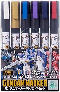 GSI Creos GMS124 Gundam Marker Advance Set Model Paint Marker