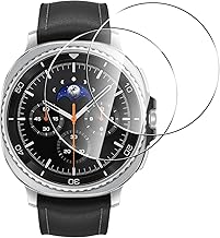 WFTE [2 Stück Schutzfolie Kompatibel für Samsung Galaxy Watch 8 Classic 46mm Panzerglas Schutzfolie 9H Härte, Anti-Kratzen, Anti-Öl, Anti-Bläschen Schutzfolie Displayschutzfolien