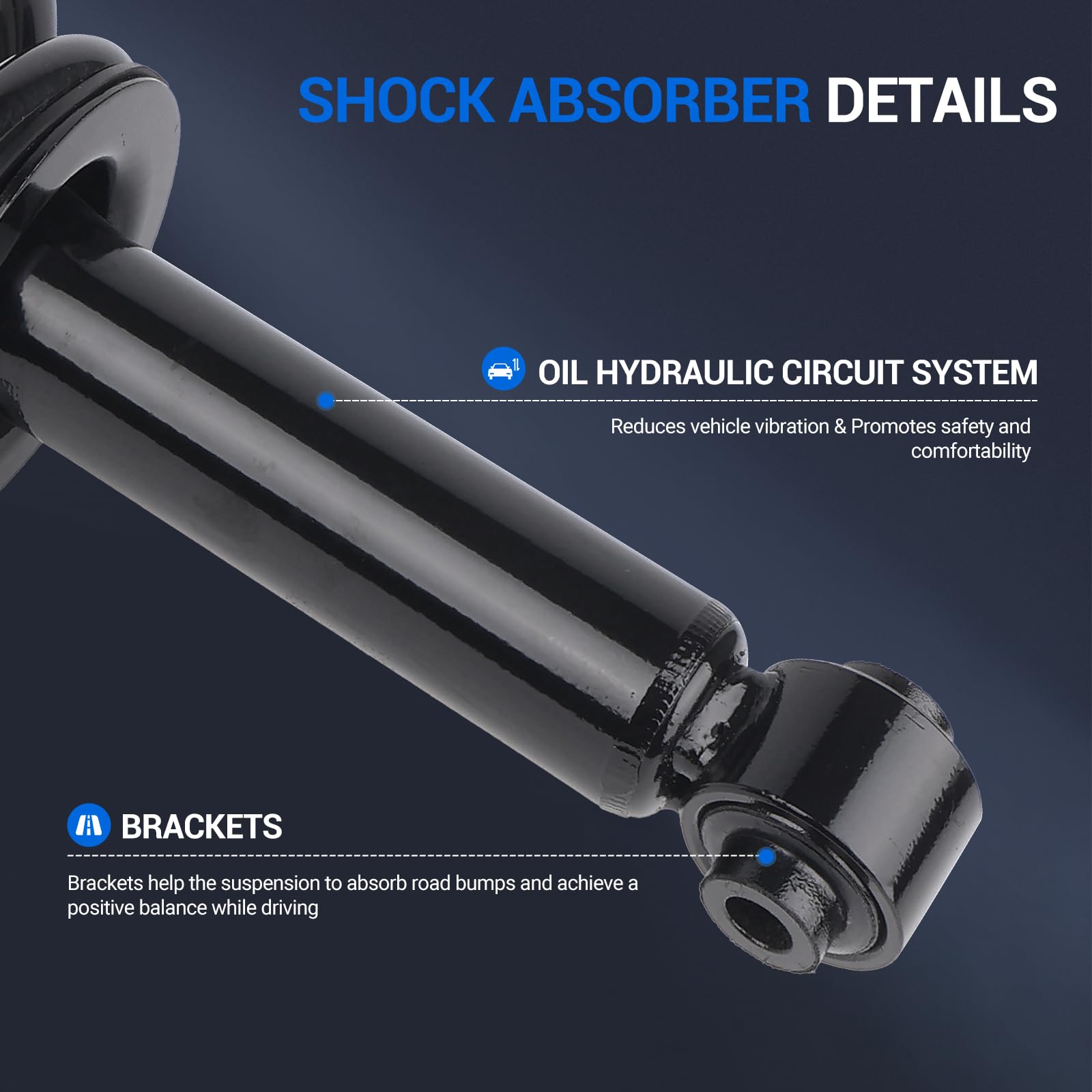y♡0310 Amazon.com: PAROD Pair Rear 171126 Suspension Shock Absorber