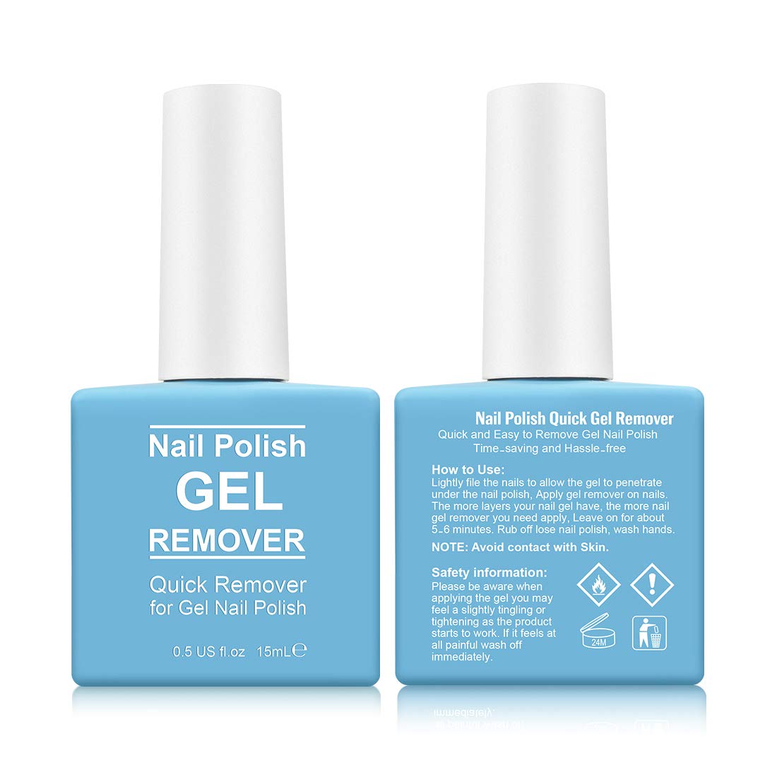 Nagellackentferner Für Gelnägel – 2 Stück, Entfernt In 3-5 Minuten, Schonend