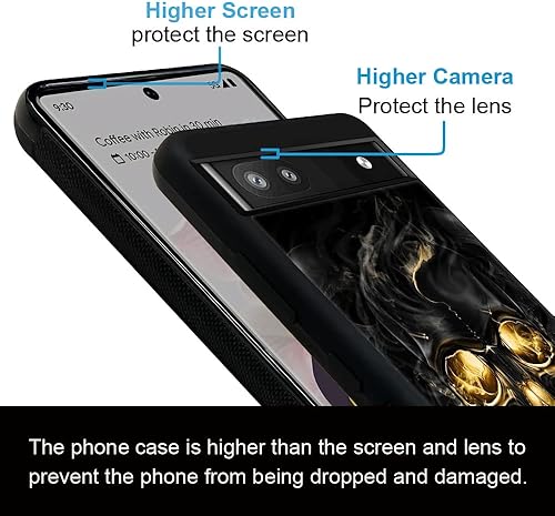 Miniatura 5 de DAIZAG Funda compatible con Google Pixel 6A, protección completa, a prueba de golpes, antiarañazos, funda de poliuretano termoplástico para hombre y