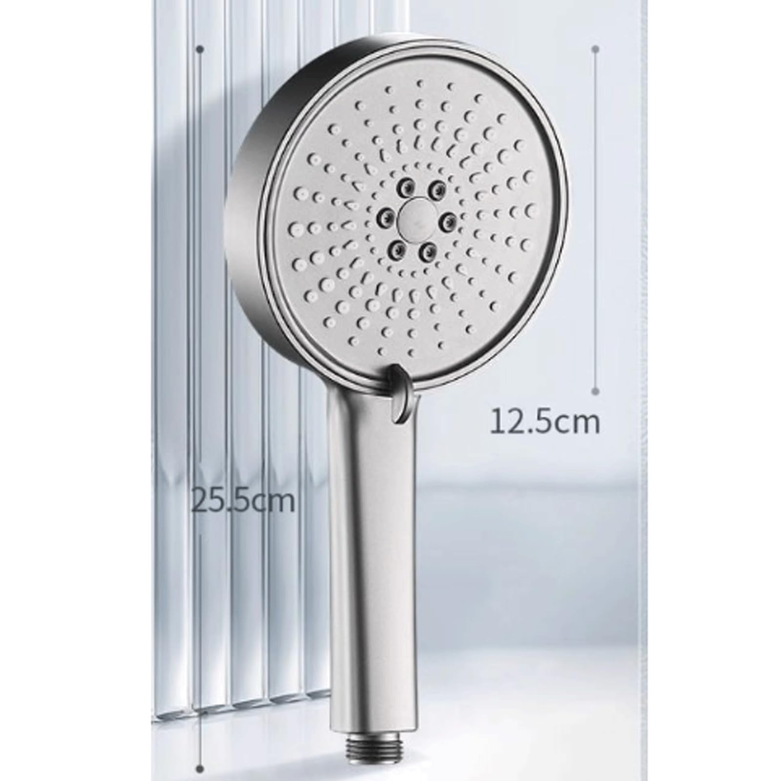 Pomme Douche Paye de Douche Presurisé la tête de Douche Réglage à 5 Vitesses pommeau Douche