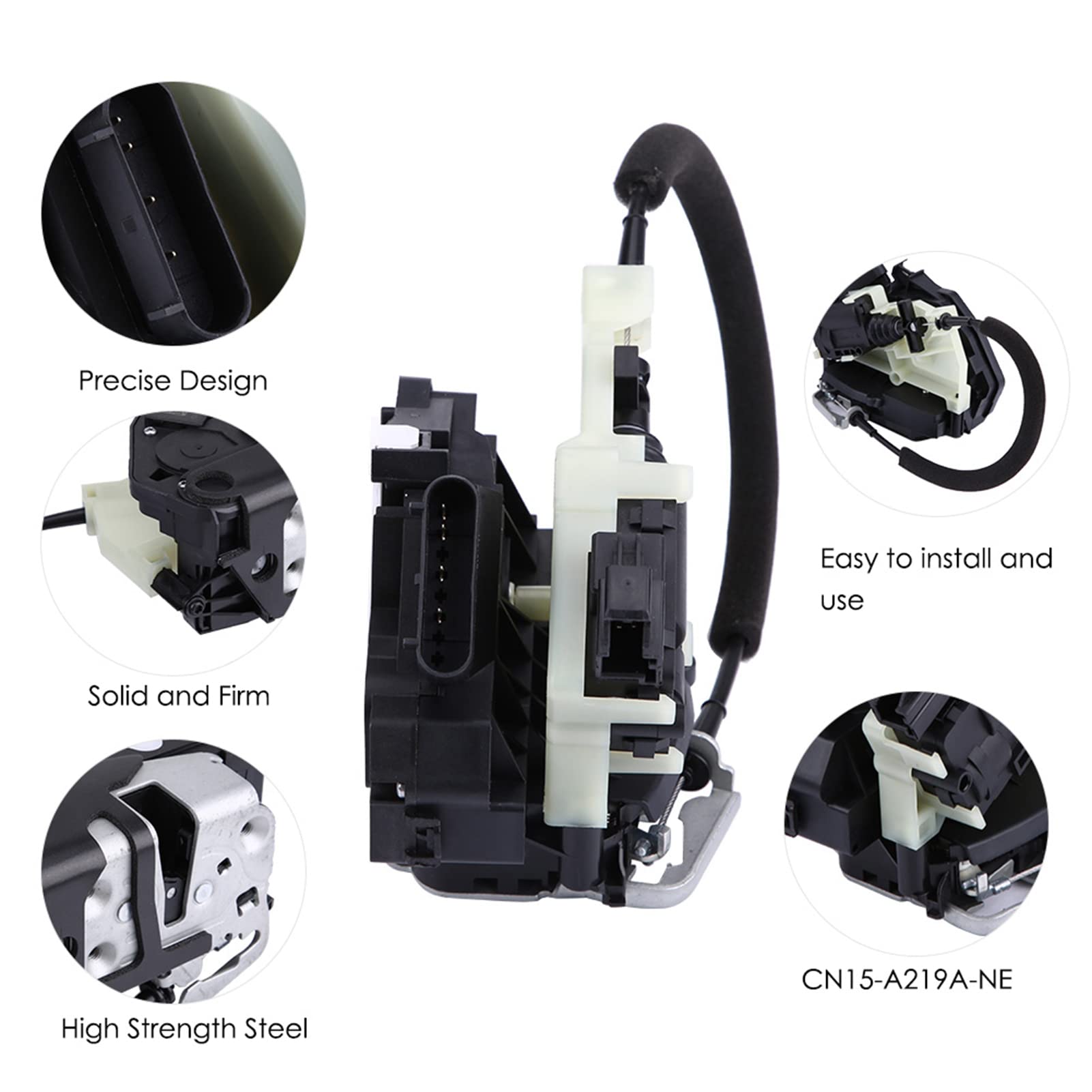 Jadeshay Serratura per Bagagliaio, Blocco del Portellone Posteriore CN15-A219A-NE CN1A‑5426413‑BE Chiusura a Scatto per Portellone Bagagliaio Ecosport 2013-2017