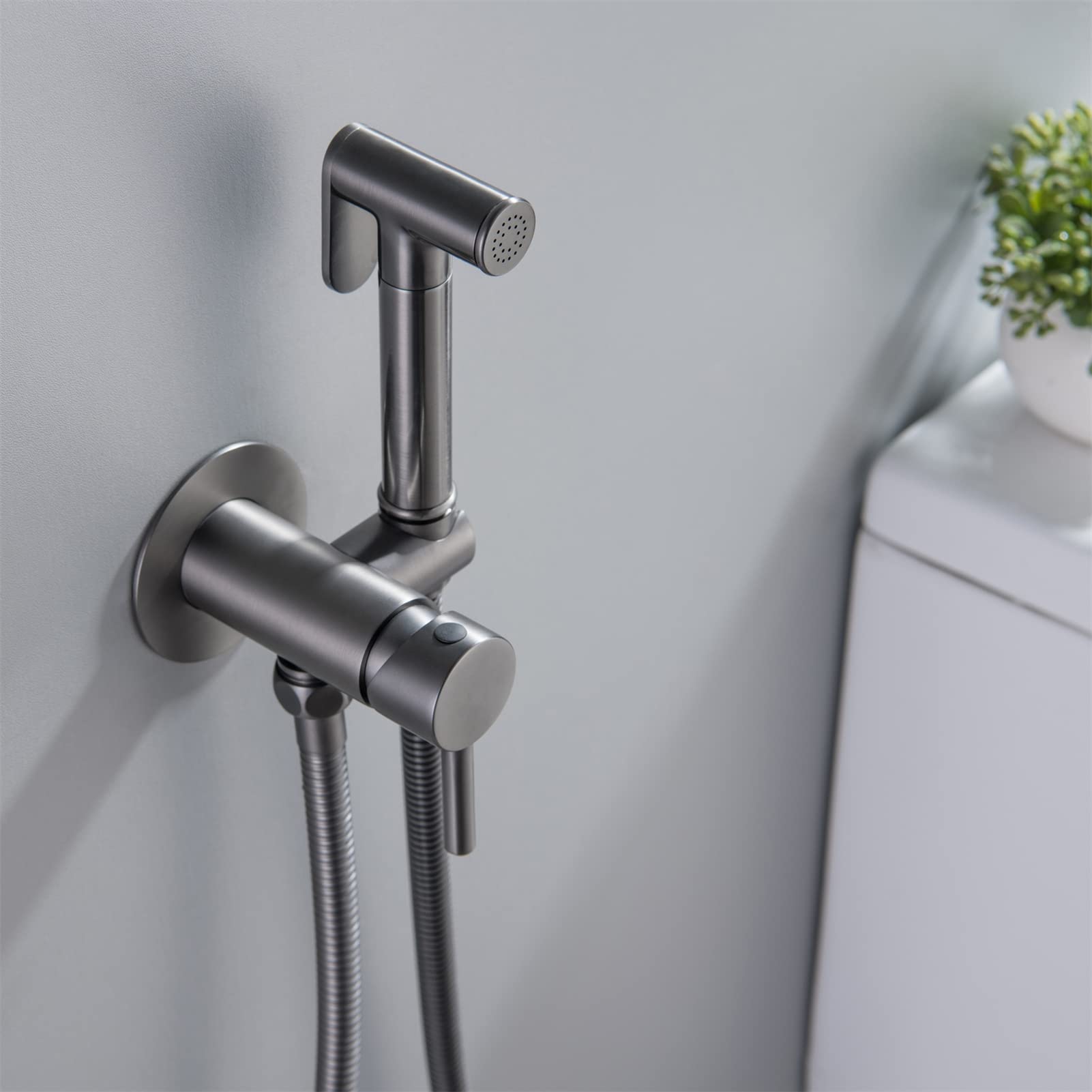 Hand Held Bidet Wc Sproeier Kit Rvs Vierkante Hand Held Bidet Wc Sproeier Kit Rvs Vierkante