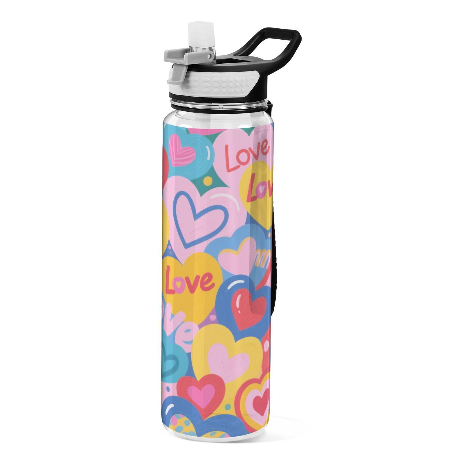 Bouteille d'eau colorée de 887 ml pour le sport et vos sorties plein air